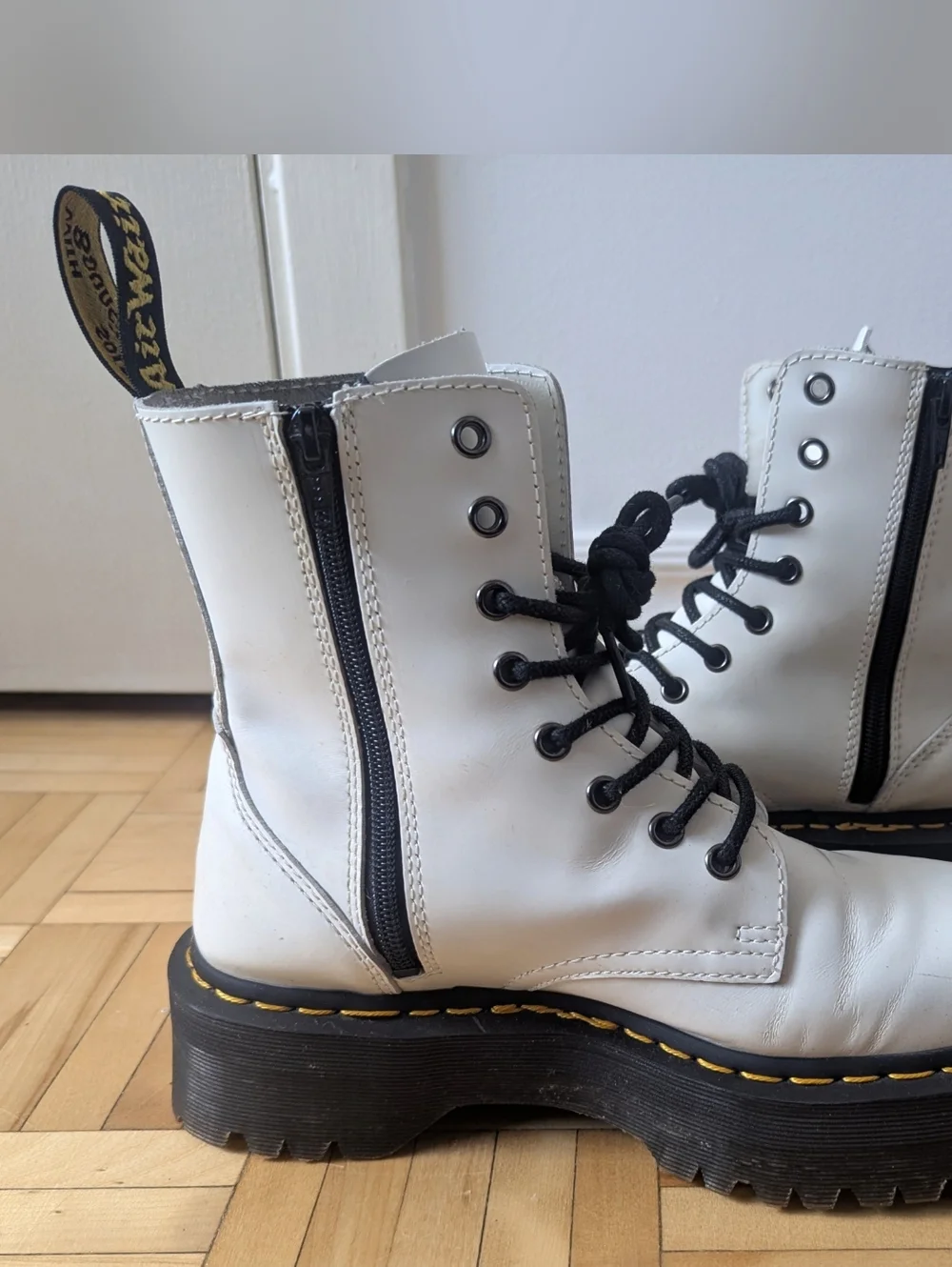 Jadon Smooth Leather Platform Boots - Picture 7 of 15